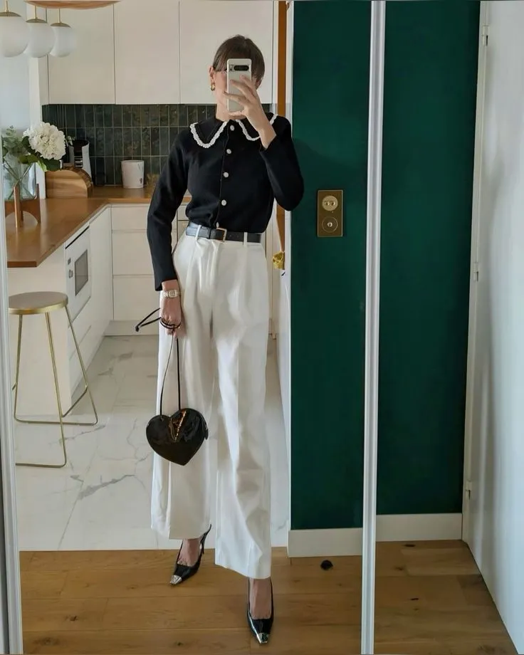 Цікаве поєднання в чорному та білому кольорі Цікаве поєднання в чорному та білому кольорі