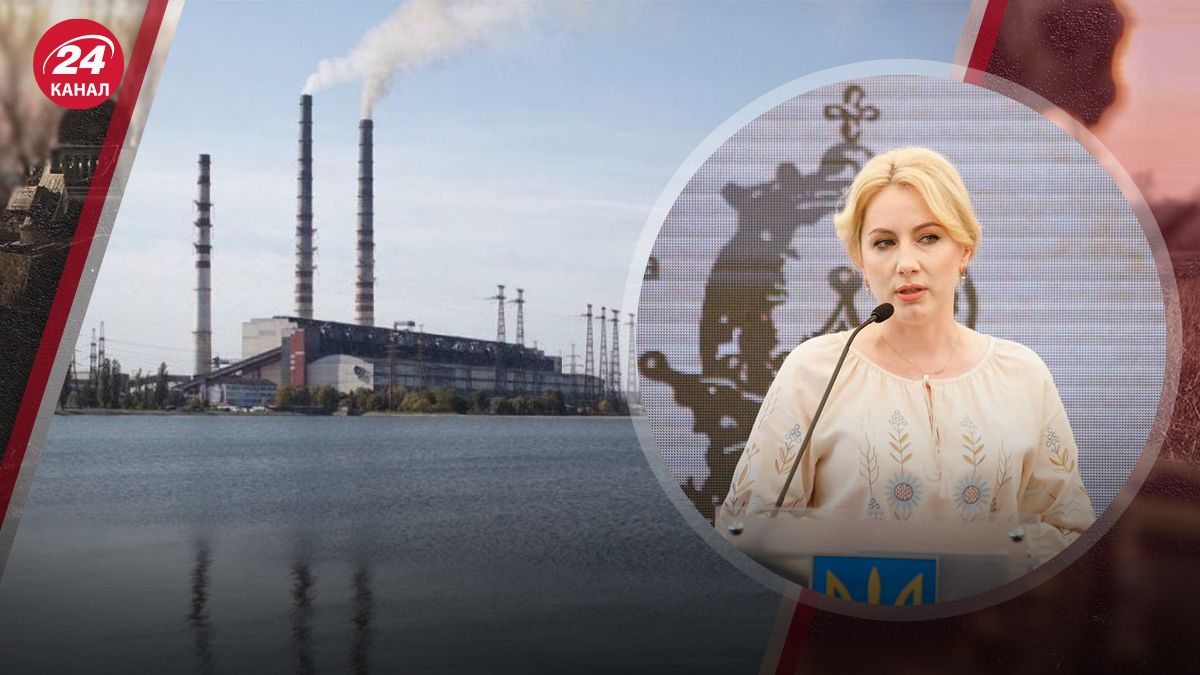 Бурштинська ТЕС внаслідок атак повністю зруйнована Бурштинська ТЕС внаслідок атак повністю зруйнована