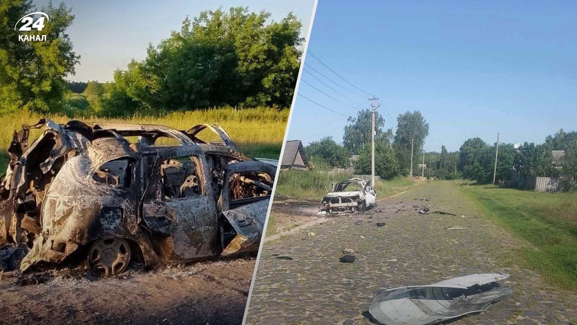 Враг атаковал дроном автомобиль полицейских в Шосткинском районе