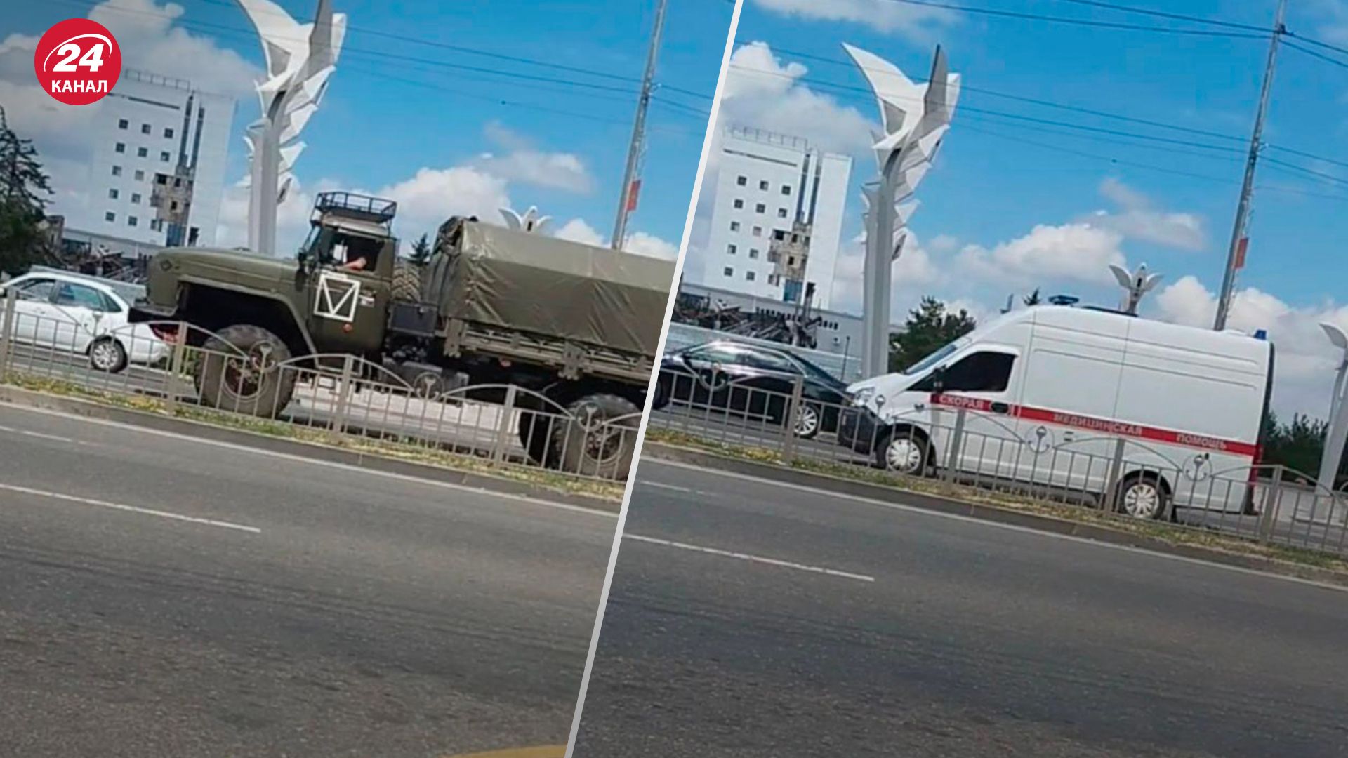 "Атеш" зафіксував колону з пораненими окупантами "Атеш" зафіксував колону з пораненими окупантами