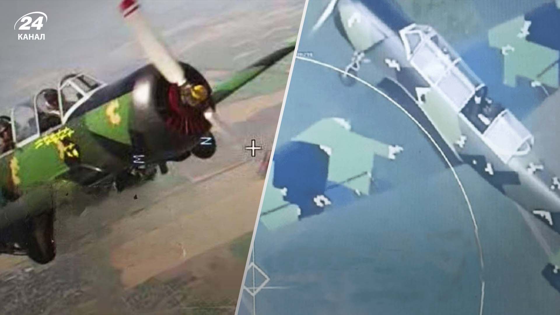 ВСУ на Як-52 отстреливают российские дроны