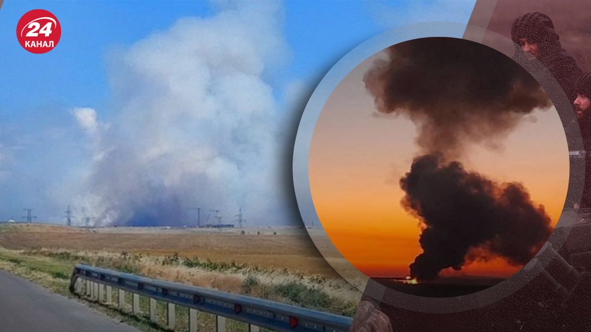 Україна могла пошкодити у Криму склад боєприпасів та "Шахедів" Україна могла пошкодити у Криму склад боєприпасів та "Шахедів"