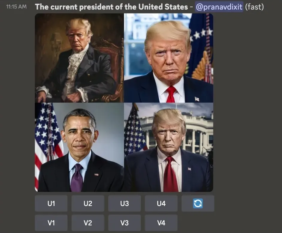 Результаты запроса в Midjourney Результаты запроса в Midjourney