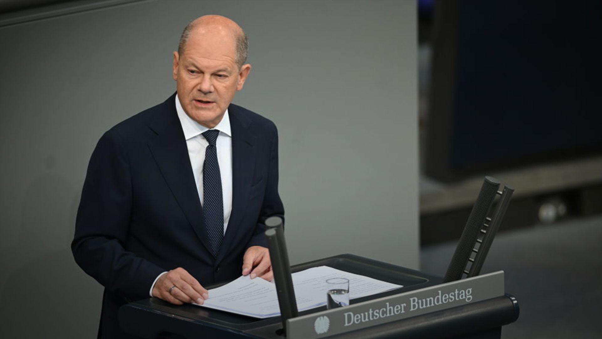 Олаф Шольц о прекращении огня Олаф Шольц о прекращении огня