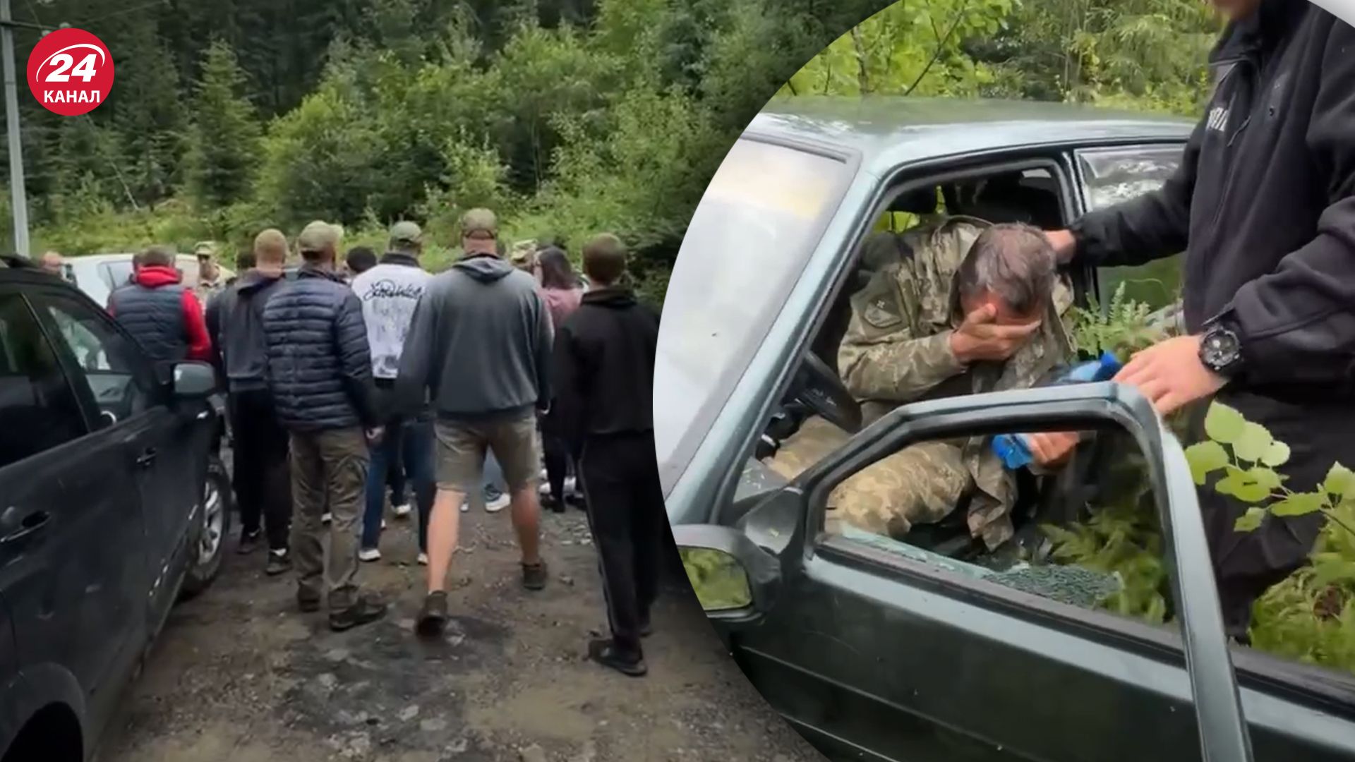 На Прикарпатті виник конфлікт між місцевими та представниками ДПСУ та ТЦК