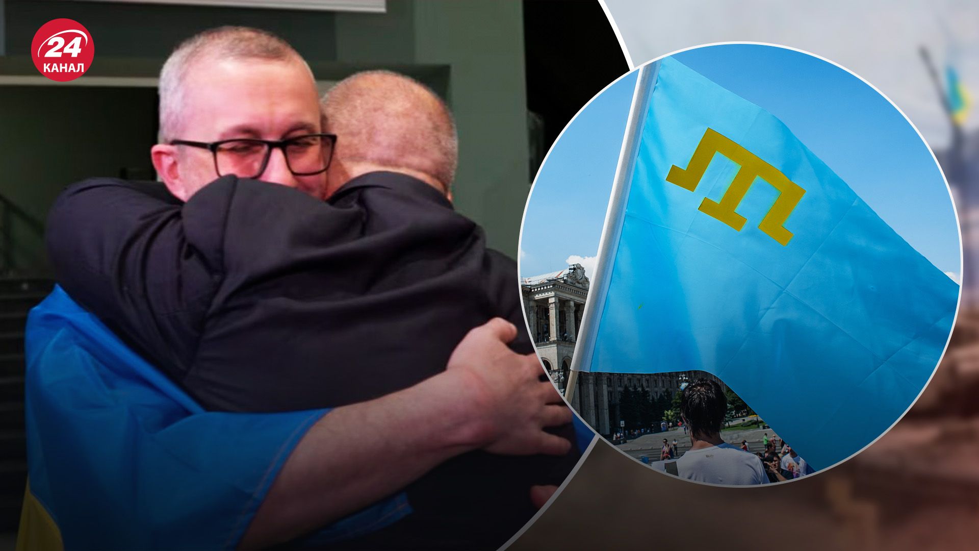 Сімʼя Нарімана Джеляла покинула Крим: він побачить їх вперше після звільнення з полону - 24 Канал Сімʼя Нарімана Джеляла покинула Крим: він побачить їх вперше після звільнення з полону - 24 Канал