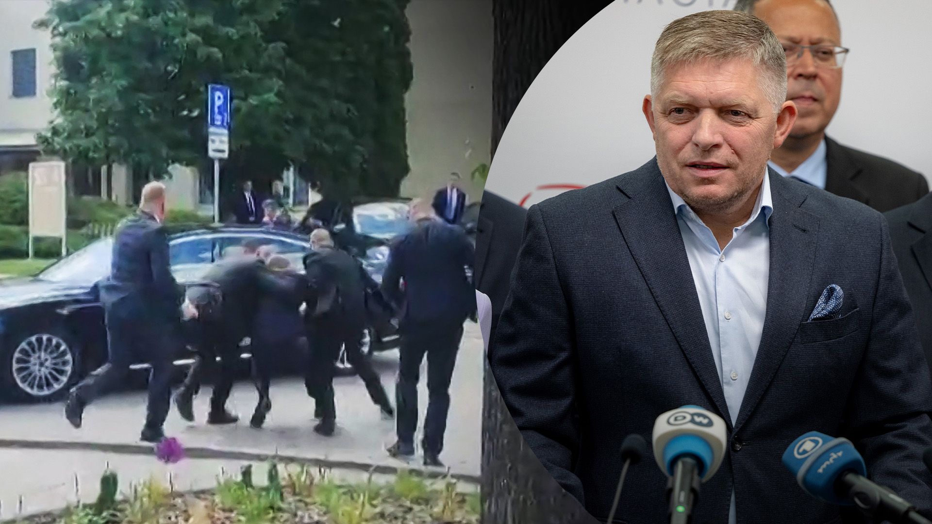 Фицо выступил перед людьми впервые после покушения Фицо выступил перед людьми впервые после покушения