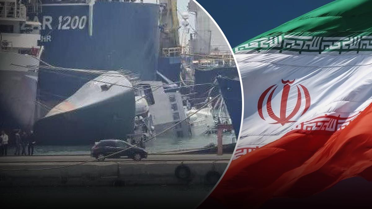 Іранський Sahand частково пішов під воду Іранський Sahand частково пішов під воду