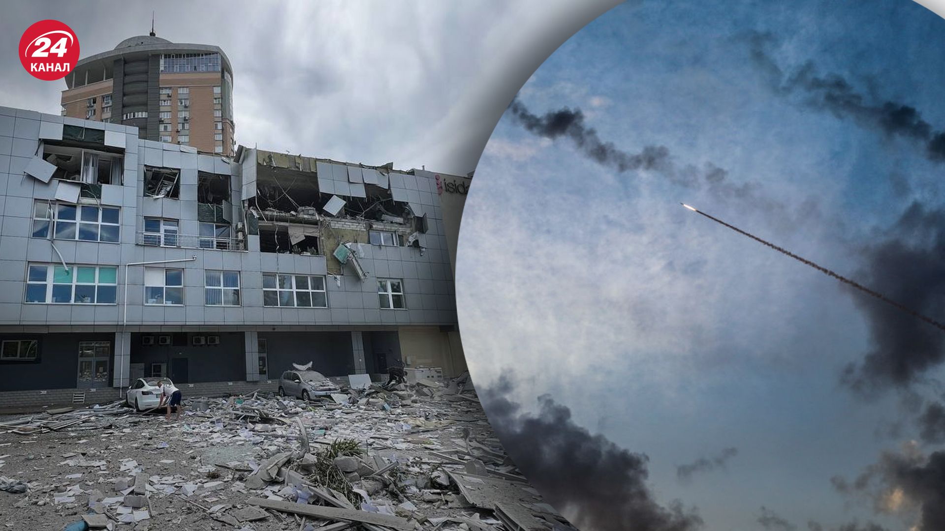 Из-за попадания обломков в медцентр ADONIS в Киеве погибли 7 человек Из-за попадания обломков в медцентр ADONIS в Киеве погибли 7 человек