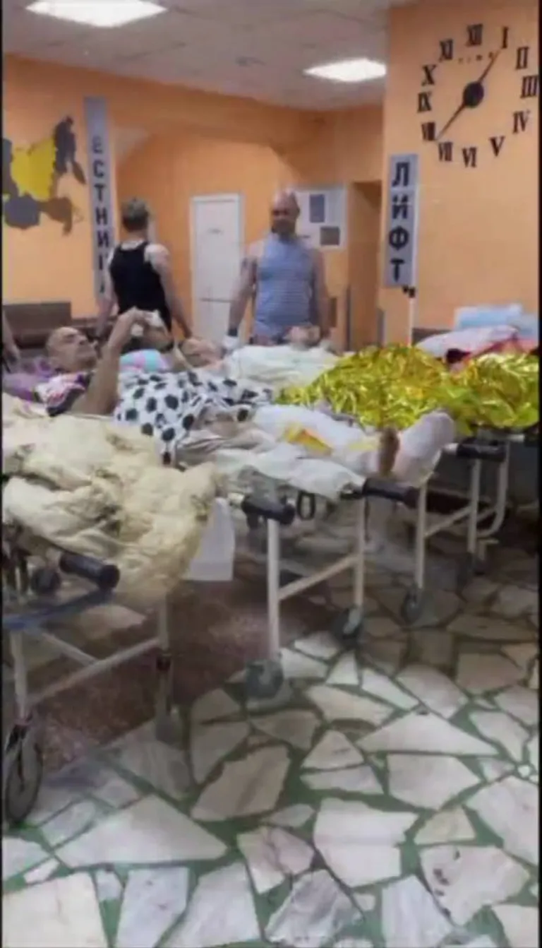Кадри з госпіталю в Бєлгороді