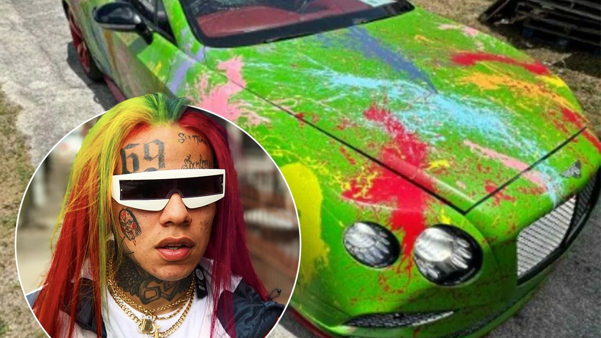 Конфісковані автомобілі 6ix9ine, жахливо перефарбовані, виставлені на аукціон Конфісковані автомобілі 6ix9ine, жахливо перефарбовані, виставлені на аукціон