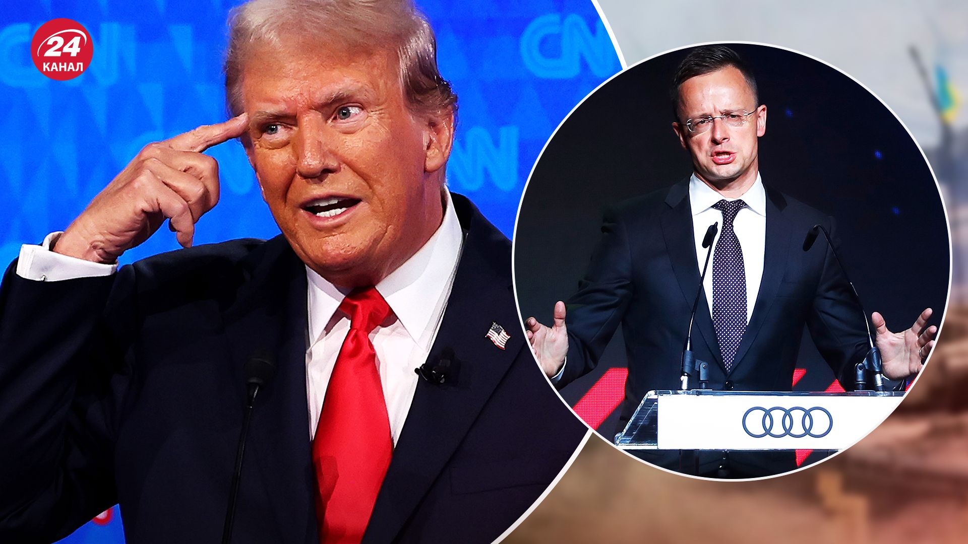 Трамп зможе принести мир в Україну, - Сіярто - 24 Канал Трамп зможе принести мир в Україну, - Сіярто - 24 Канал