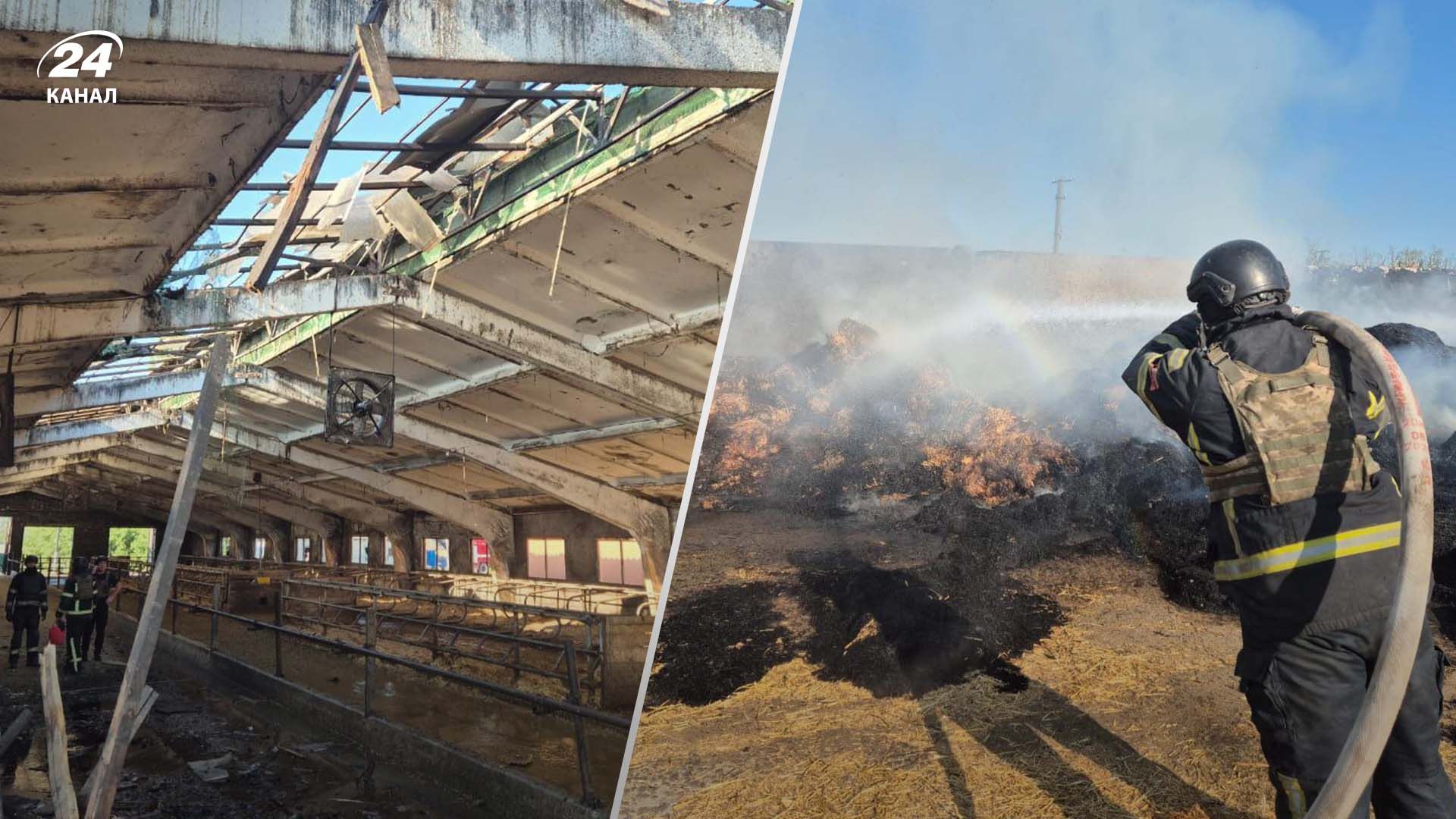 Россия обстреляла сельскохозяйственное предприятие в Харьковской области Россия обстреляла сельскохозяйственное предприятие в Харьковской области