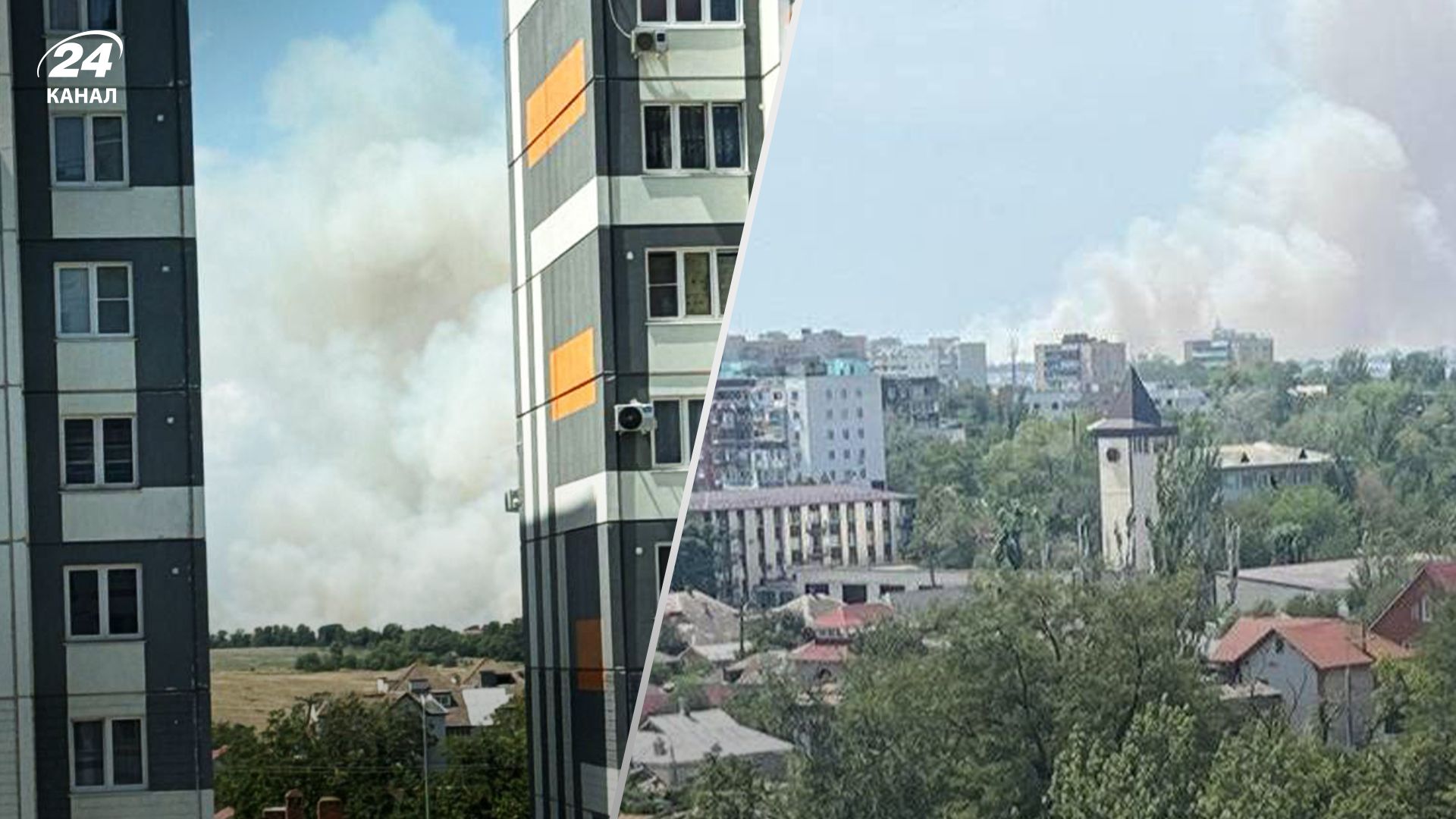 В Мариуполе раздавались взрывы В Мариуполе раздавались взрывы