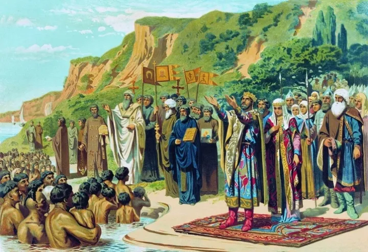 Крещение на реке Почайна на реке Почайна Крещение на реке Почайна на реке Почайна