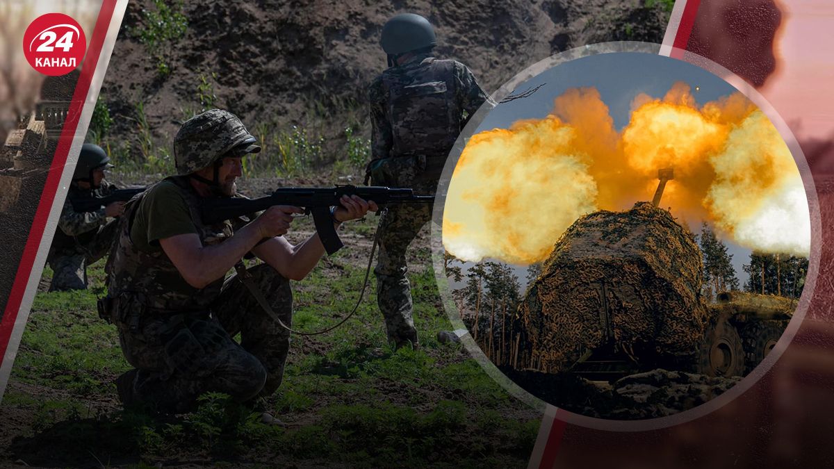 Українські військові на фронті Українські військові на фронті