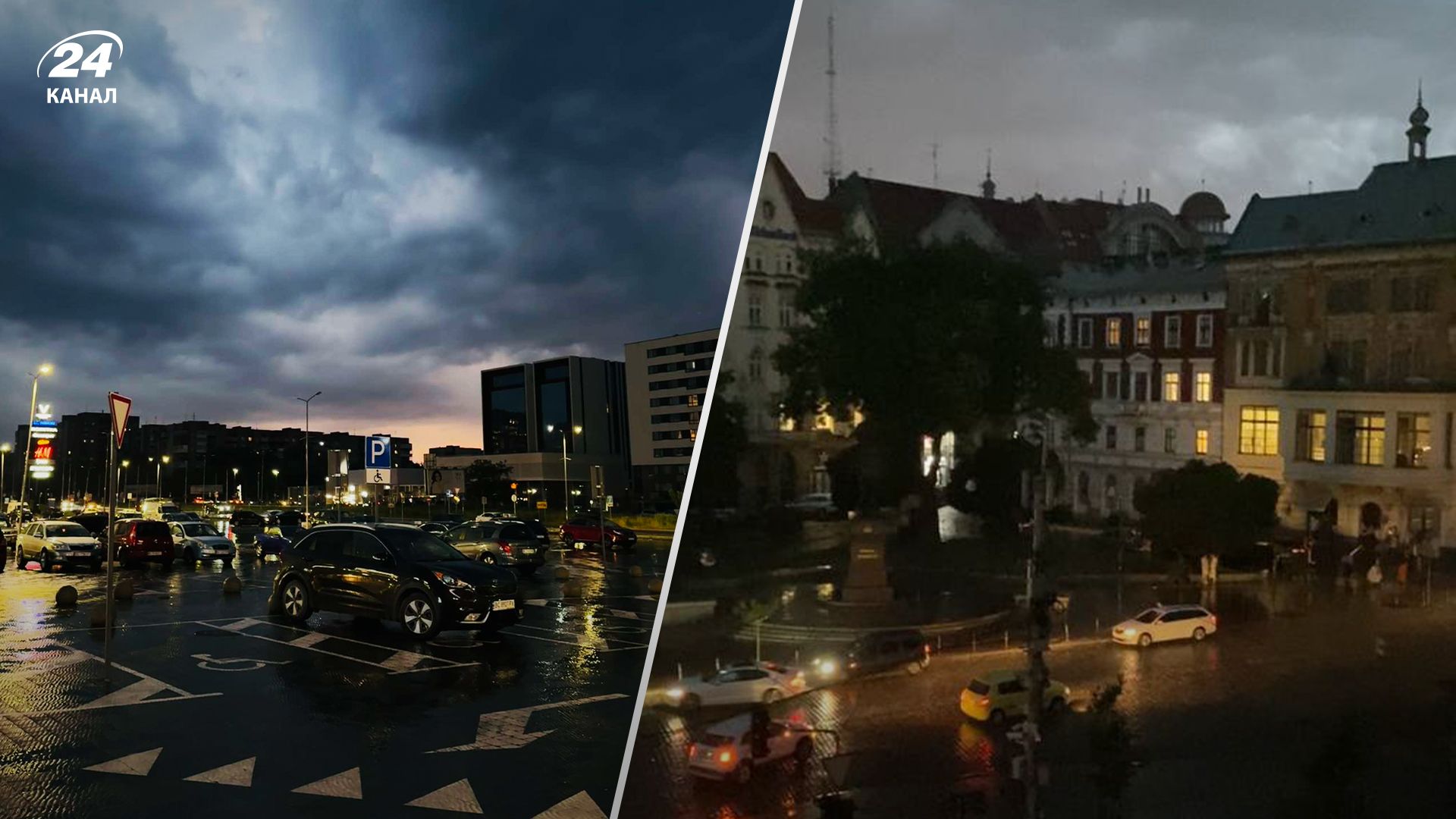 На Львів ввечері 14 липня насувався буревій