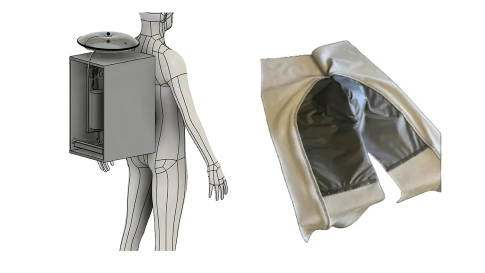 Устройство для фильтрации мочи и белье, которое будут носить астронавты
