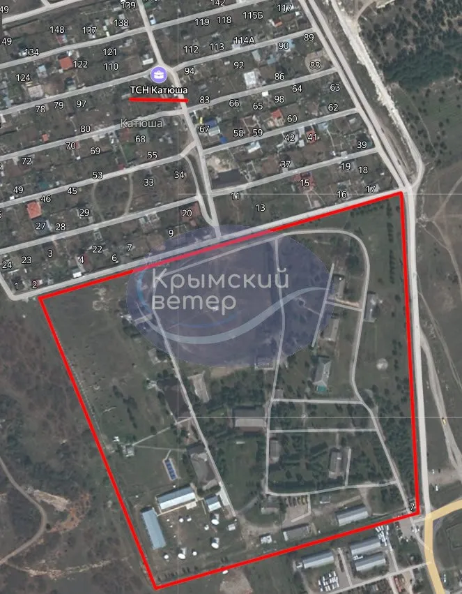 Прилет по части россиян в Крыму Прилет по части россиян в Крыму