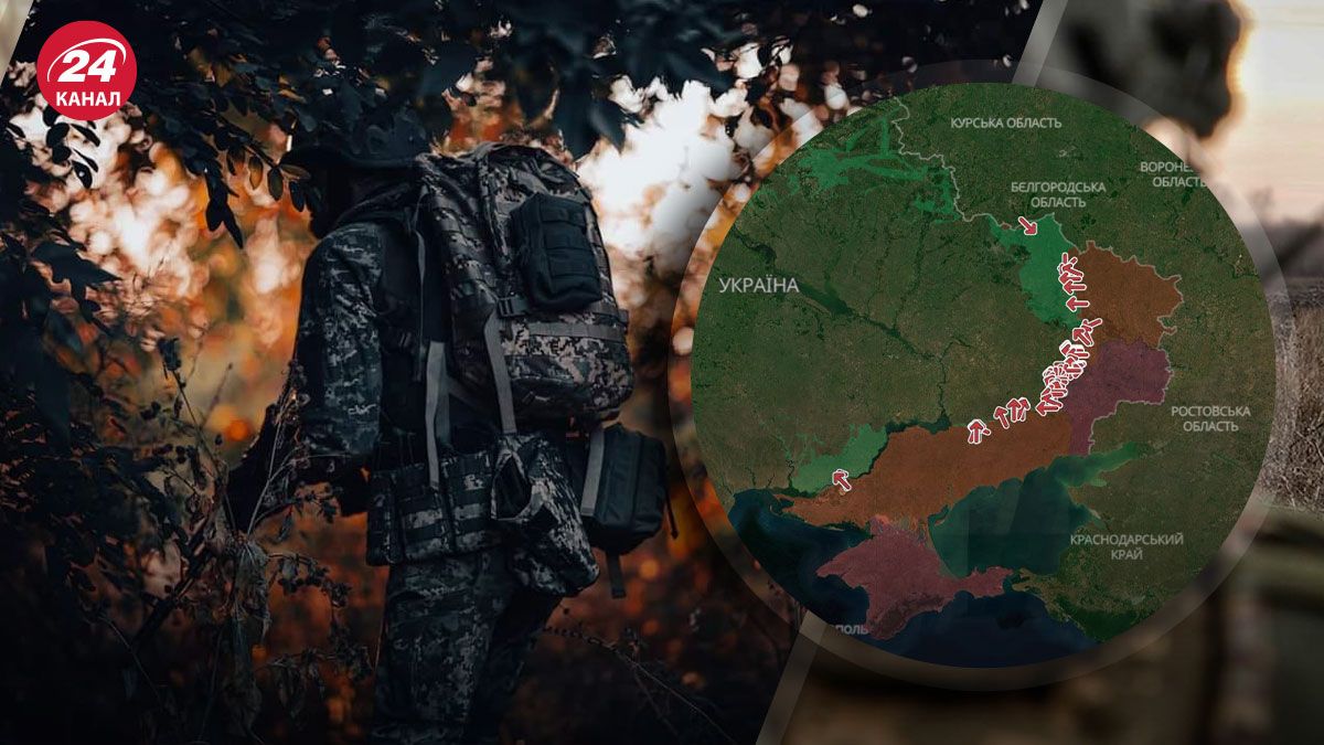 карта бойових дій 20 липня - 24 Канал