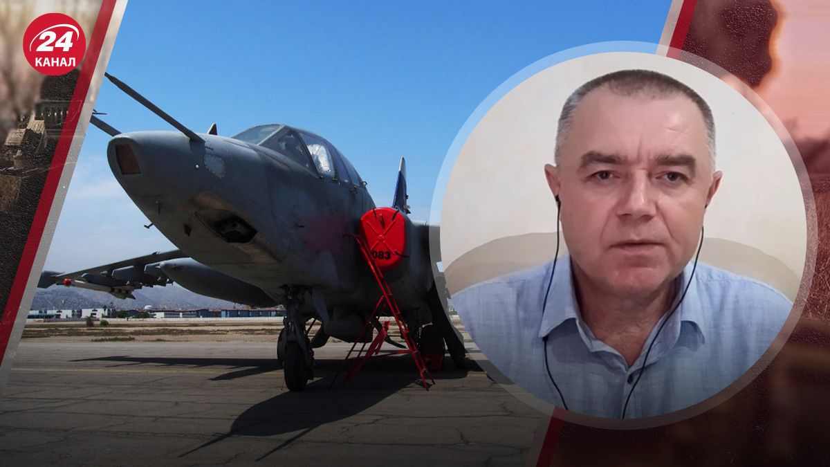 Сили оборони збили російський літак Су-25 Сили оборони збили російський літак Су-25