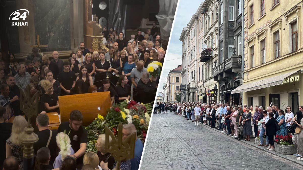 Парастас по Ирине Фарион в Гарнизонном храме - 24 Канал Парастас по Ирине Фарион в Гарнизонном храме - 24 Канал