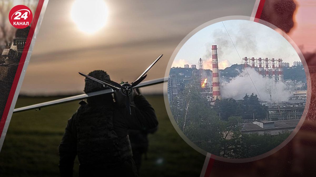 Дроны ГУР атаковали НПЗ в Туапсе Дроны ГУР атаковали НПЗ в Туапсе