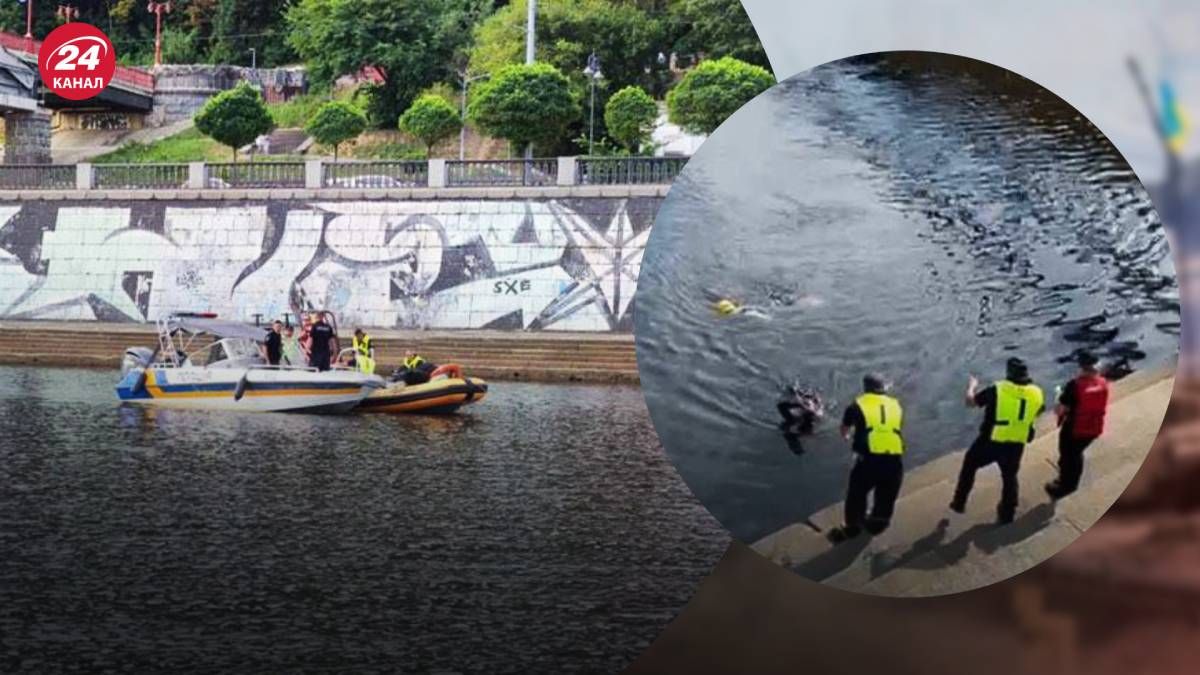 Из Днепра вытащили тело парня, который упал с канатной дороги Из Днепра вытащили тело парня, который упал с канатной дороги