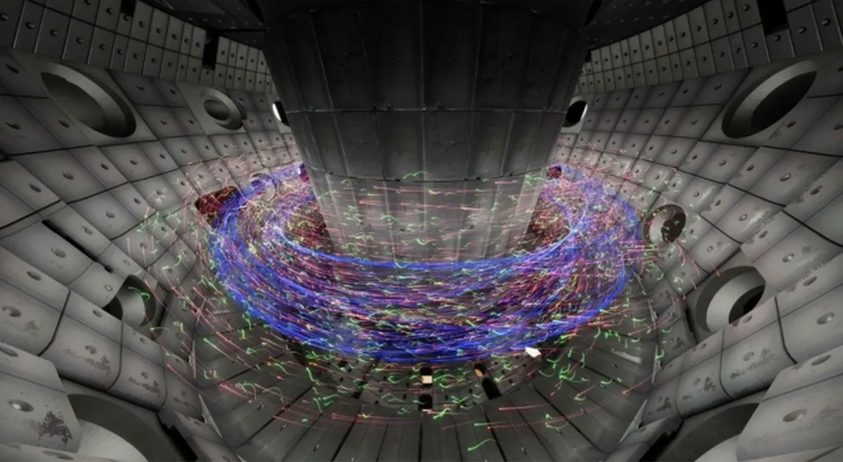 Візуалізація процесів, що відбуваються всередині термоядерного реактора