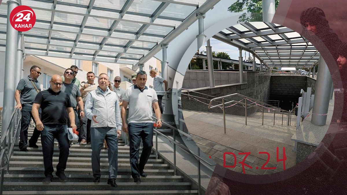 В Мариуполе губернатор Санкт-Петербурга открыл переход – он снова не работает - 24 Канал В Мариуполе губернатор Санкт-Петербурга открыл переход – он снова не работает - 24 Канал
