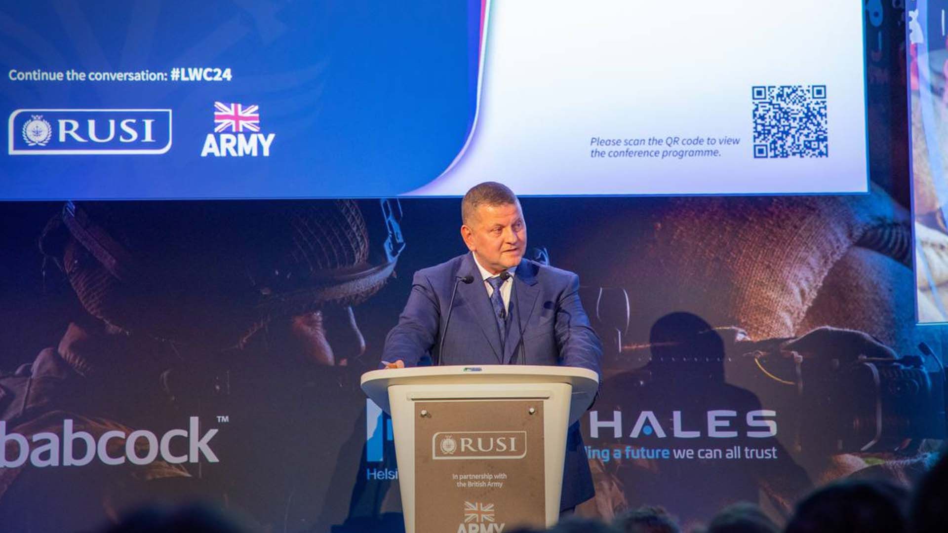 Валерий Залужный впервые выступил в качестве посла Валерий Залужный впервые выступил в качестве посла