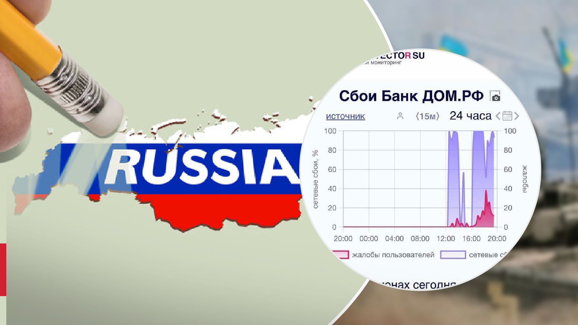 Россияне не могут снять наличные в банках: кибератака на финсектор России усиливается - 24 Канал