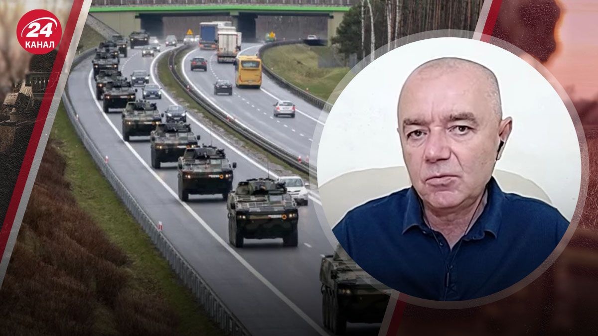 Переброска военной техники США в Польшу. Переброска военной техники США в Польшу.