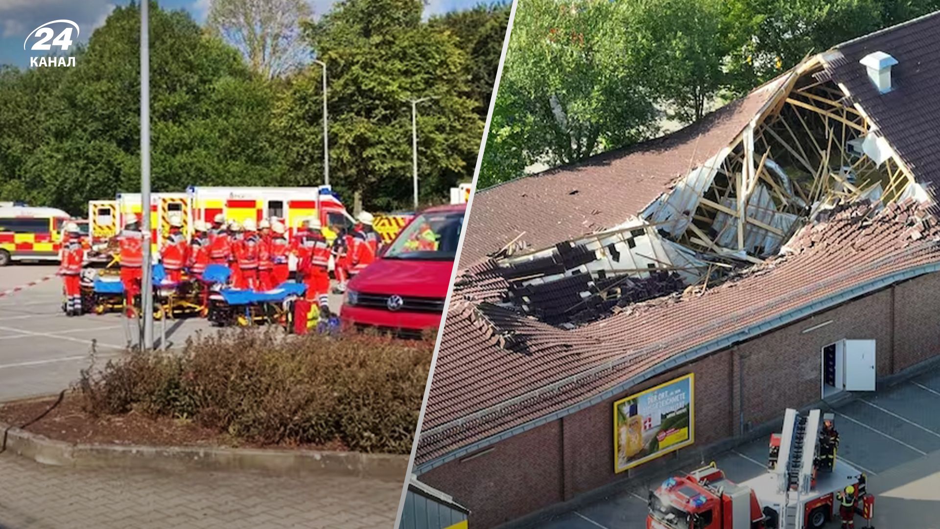 У Ратцебурзі обвалився дах супермаркету У Ратцебурзі обвалився дах супермаркету