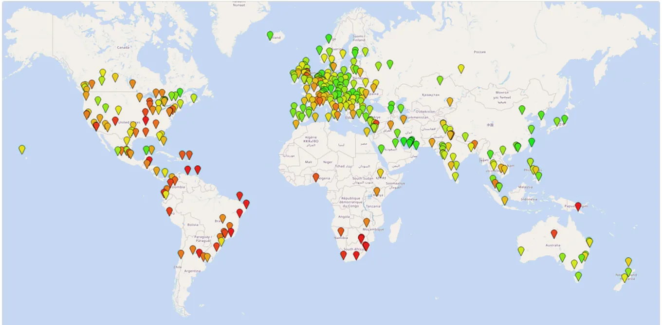 в каких странах мира опасно в каких странах мира опасно