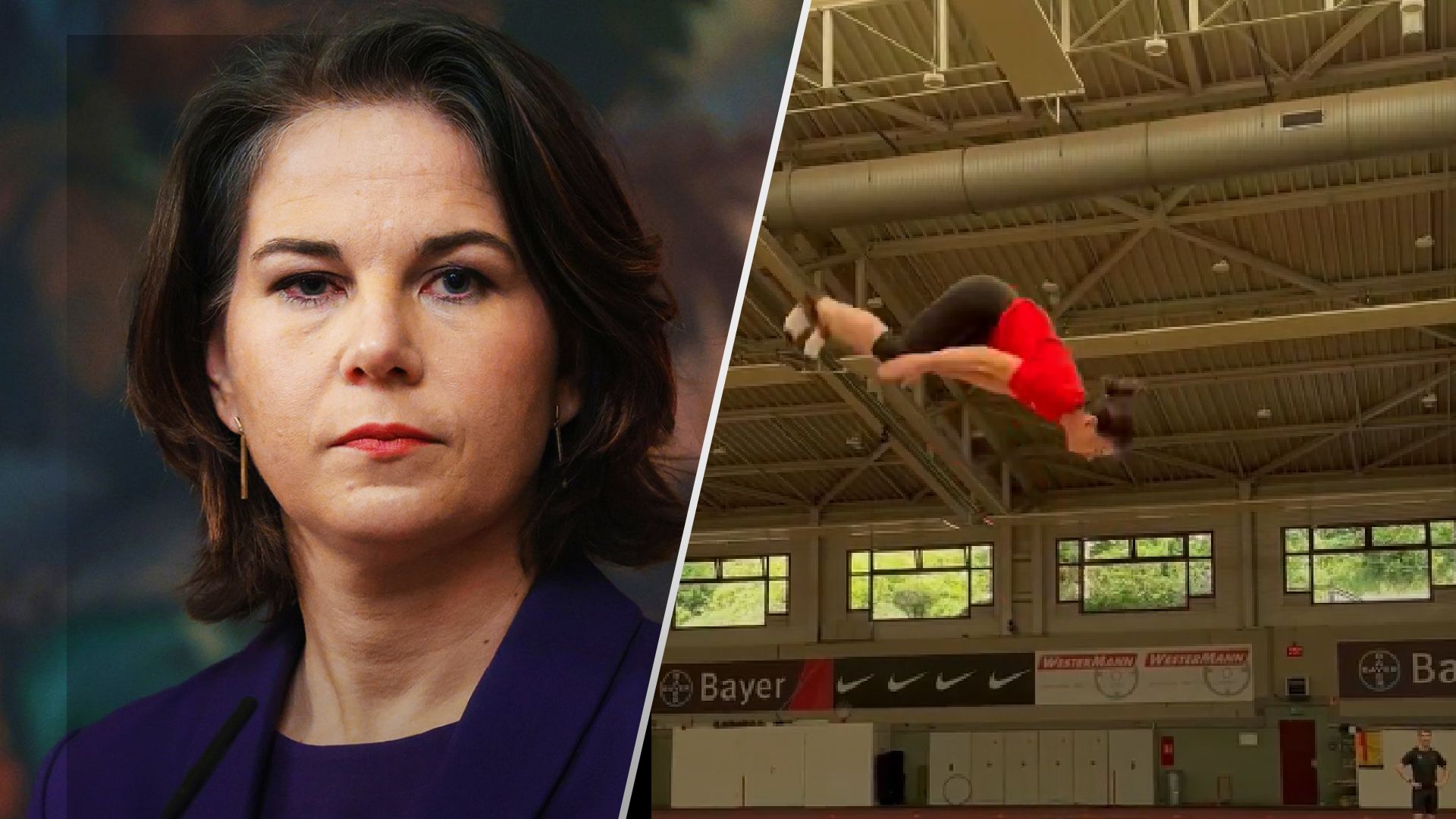 43-річна очільниця МЗС Німеччини Анналена Бербок зробила подвійне сальто і вразила мережу - 24 Канал 43-річна очільниця МЗС Німеччини Анналена Бербок зробила подвійне сальто і вразила мережу - 24 Канал