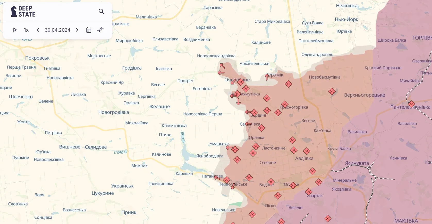 Прорыв в Очеретино Прорыв в Очеретино