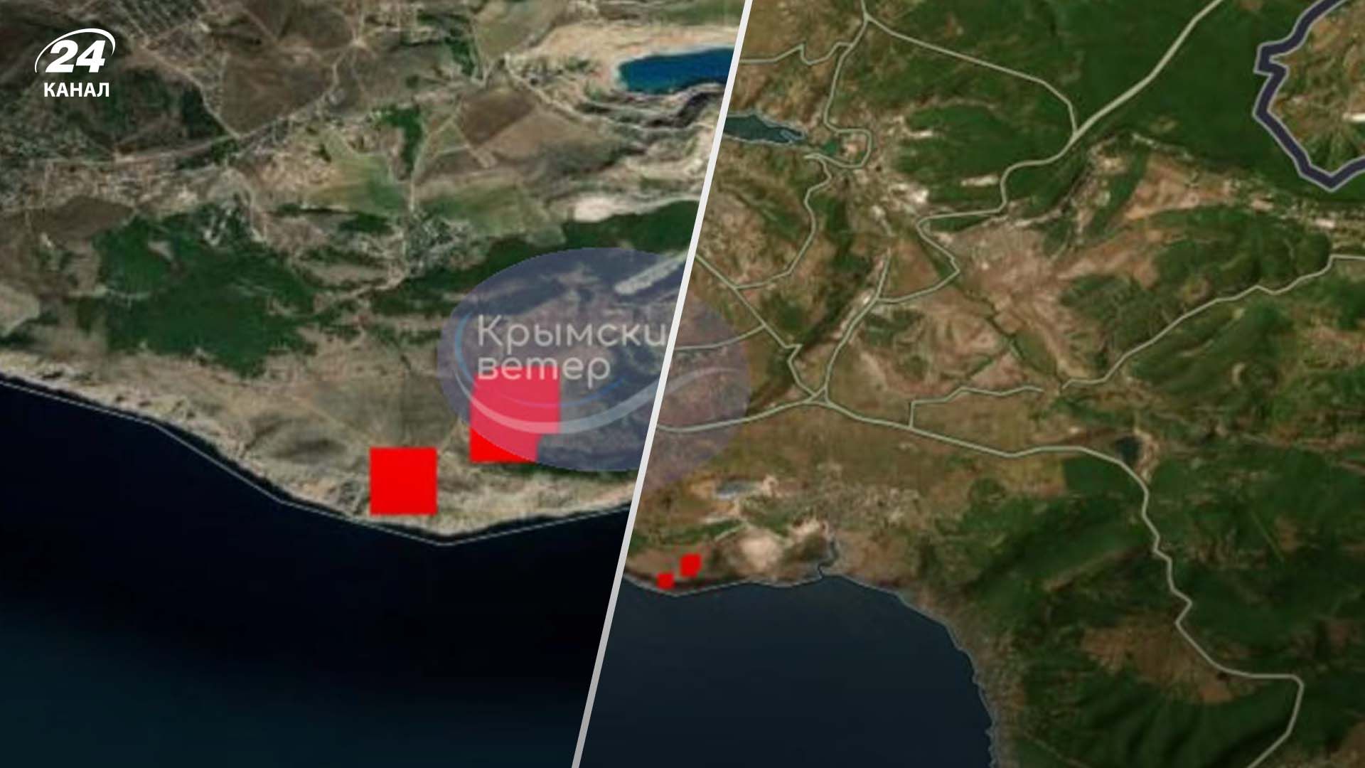 На позициях российской воинской части ПВО в Балаклаве –пожары На позициях российской воинской части ПВО в Балаклаве –пожары