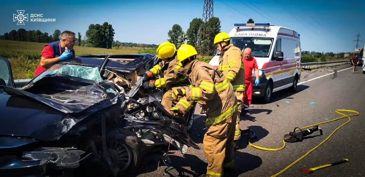 Под Бородянкой произошло ДТП 1 августа