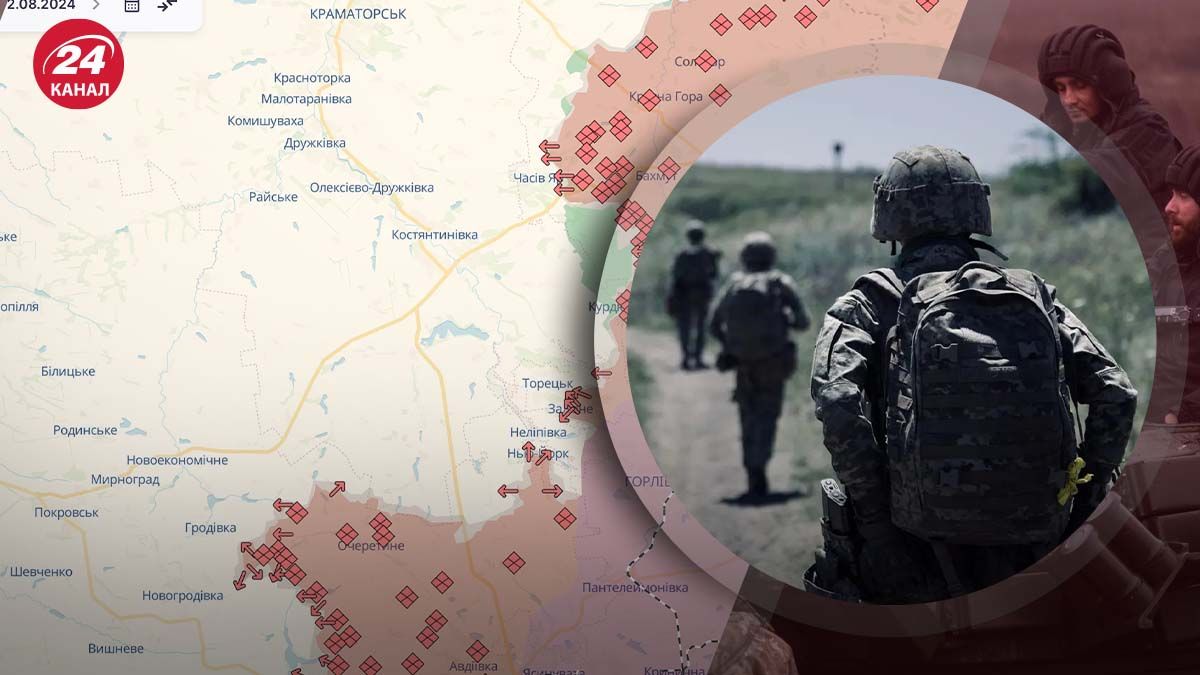 Трасса Покровск – Константиновка на карте - как россияне пытаются ее перерезать - 24 Канал Трасса Покровск – Константиновка на карте - как россияне пытаются ее перерезать - 24 Канал