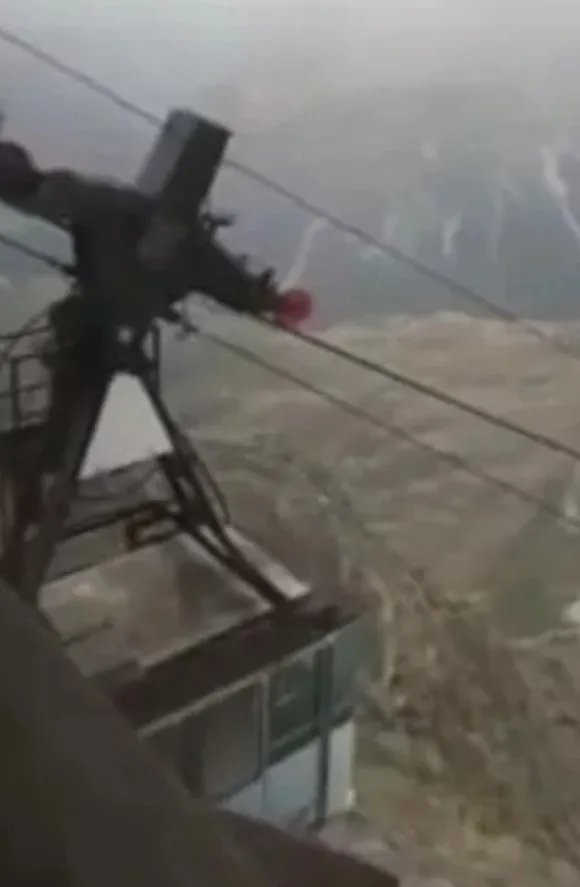 Моторошні кадри з канатної дороги Моторошні кадри з канатної дороги