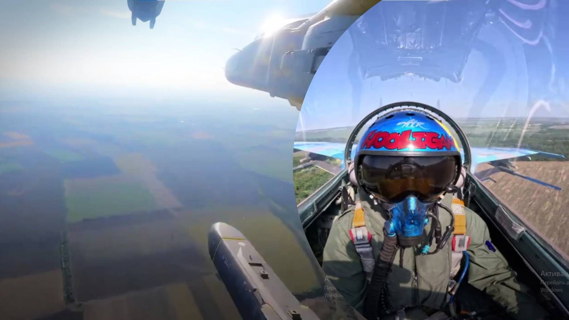 Олещук показал уникальные кадры пуска двух ракет "Storm Shadow" бомбардировщиком Су-34 - 24 Канал