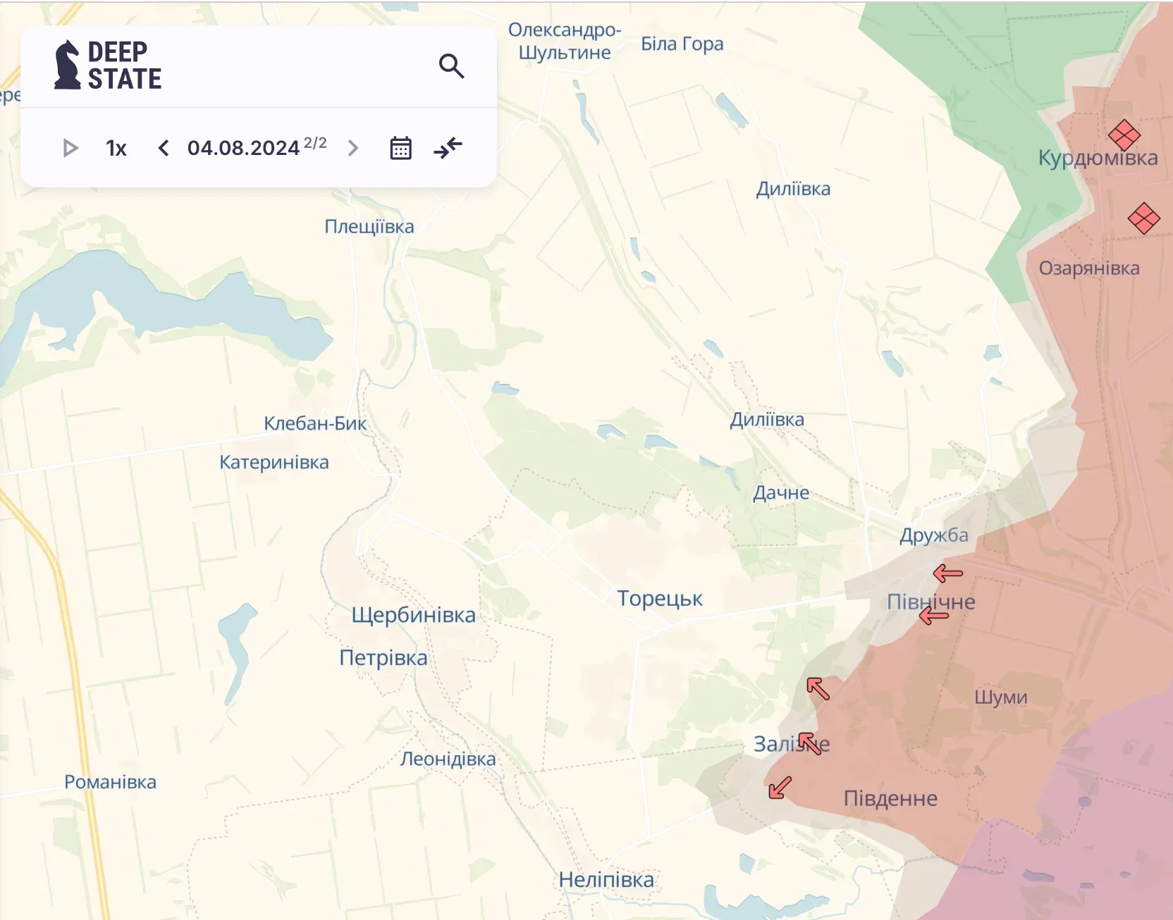 Торецький напрямок 4 серпня Торецький напрямок 4 серпня