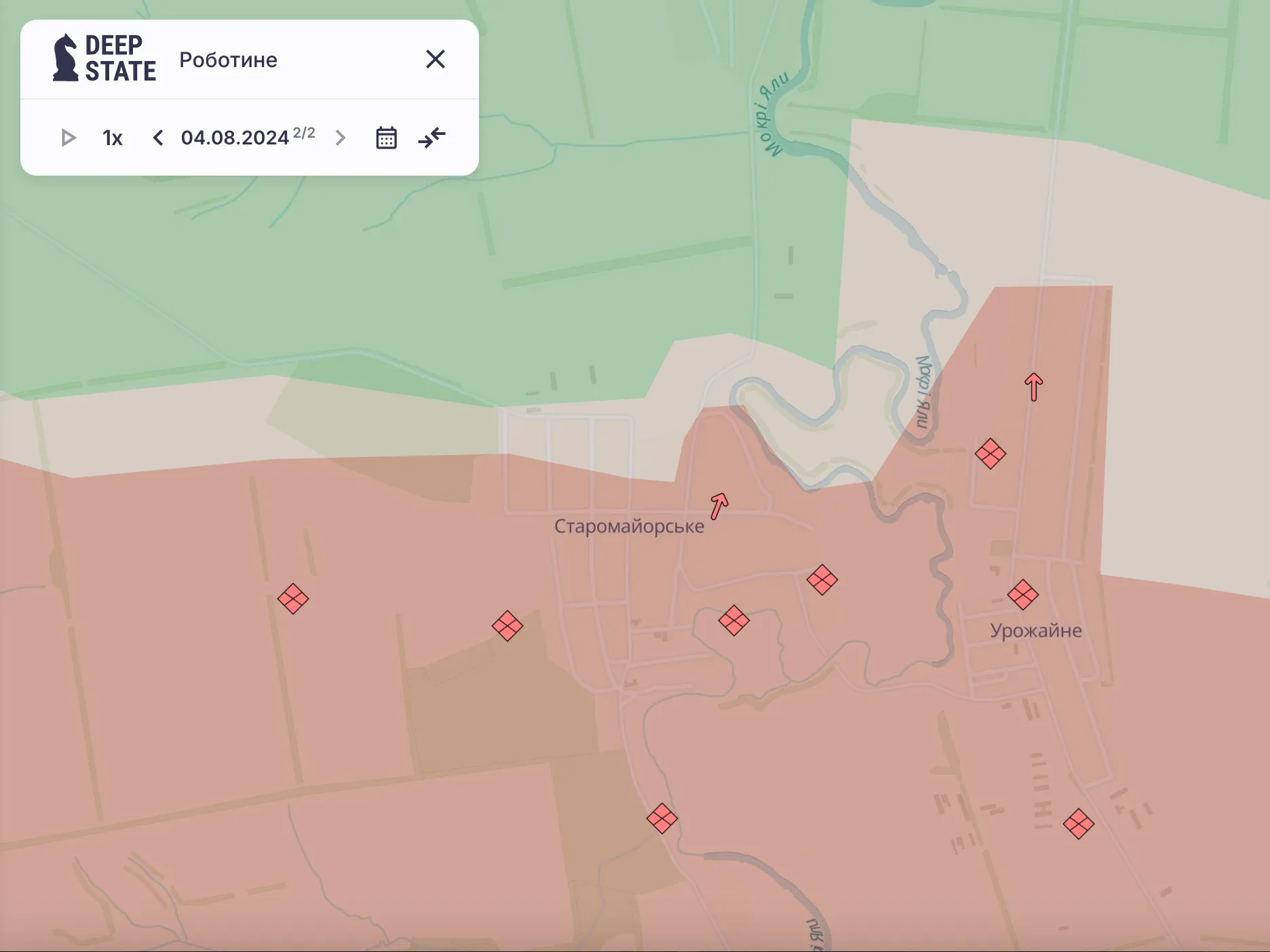 Ситуація на Времівському напрямку 4 серпня Ситуація на Времівському напрямку 4 серпня