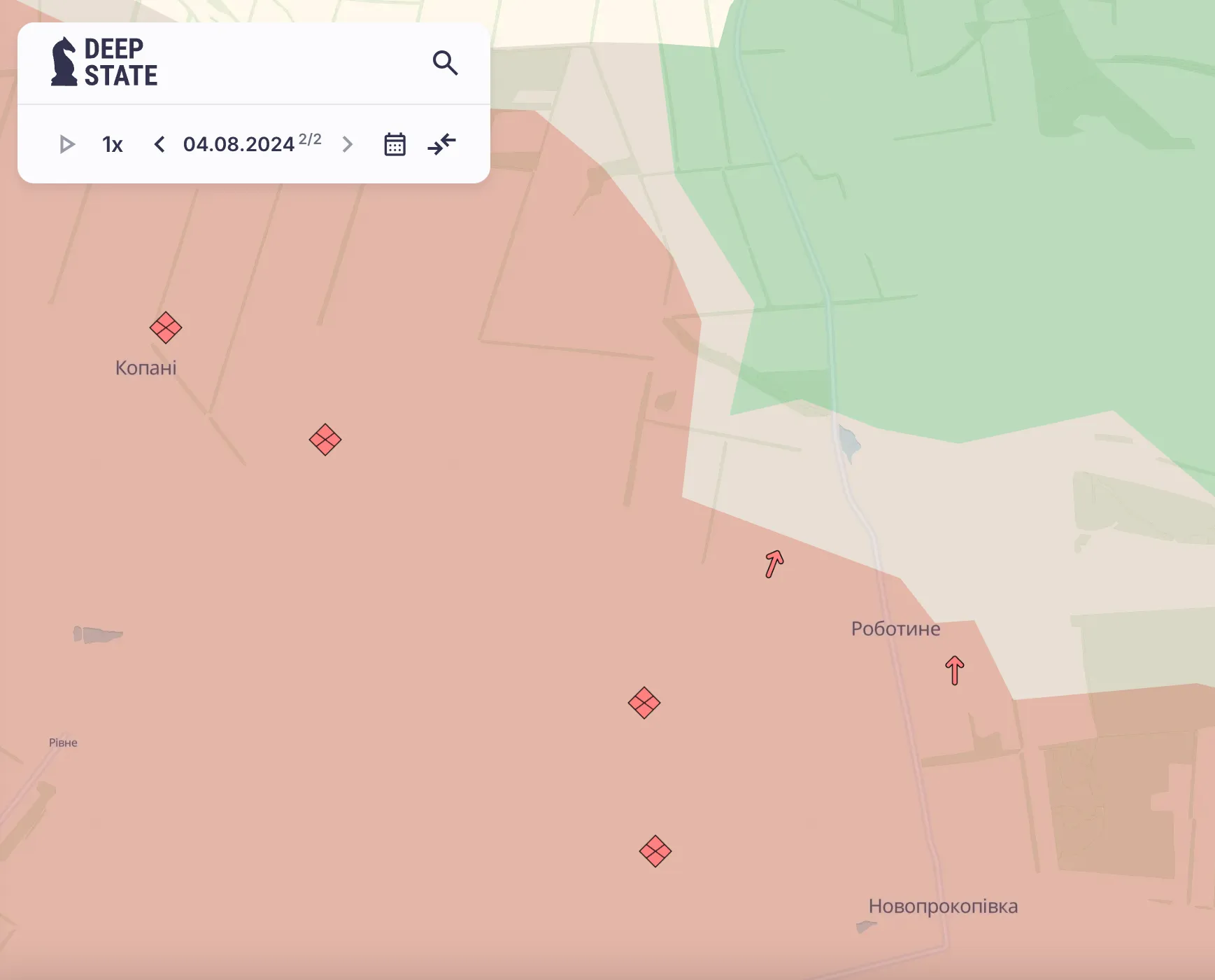 Ситуация возле Роботино 4 августа