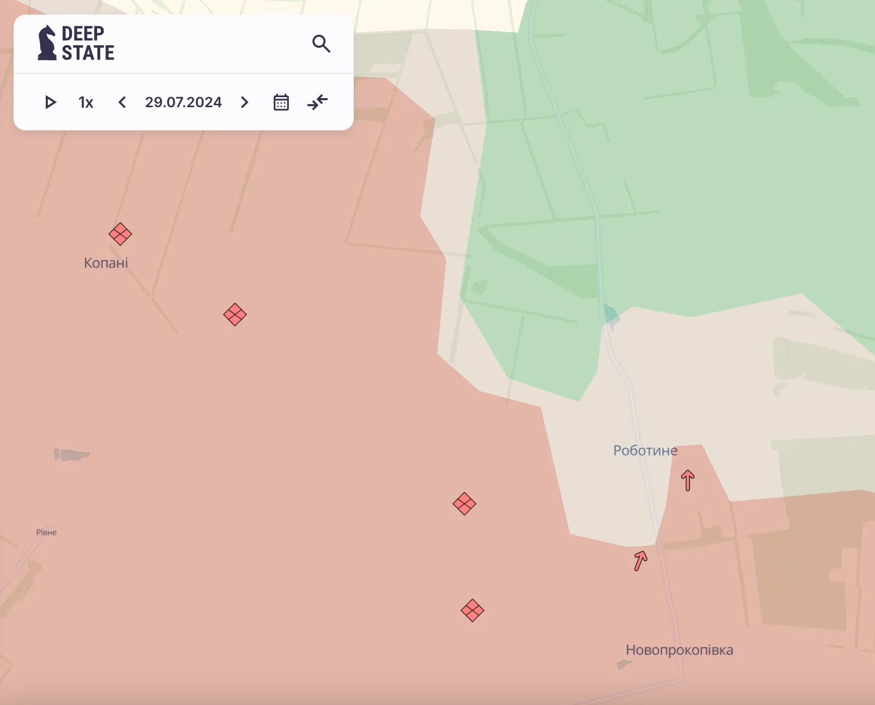 Ситуація біля Роботиного 29 липня Ситуація біля Роботиного 29 липня