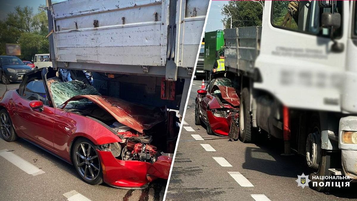 Смертельна аварія в столиці за участі Mazda - 24 Канал Смертельна аварія в столиці за участі Mazda - 24 Канал
