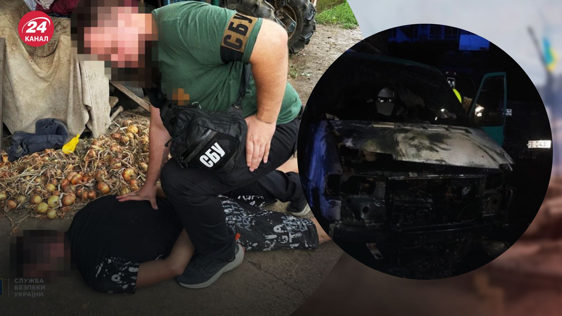 Поджог авто ВСУ в Виннице Поджог авто ВСУ в Виннице