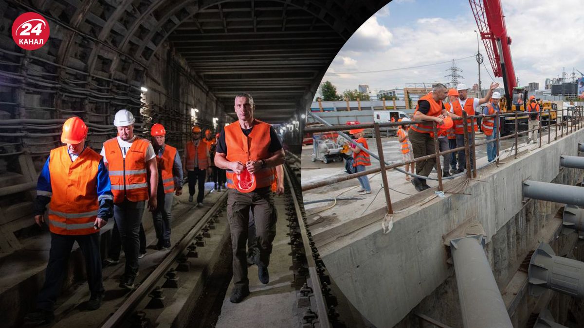 Роботи з будівництва нової частини тунелю метро біля "Либідської" завершуються, – Кличко - 24 Канал Роботи з будівництва нової частини тунелю метро біля "Либідської" завершуються, – Кличко - 24 Канал