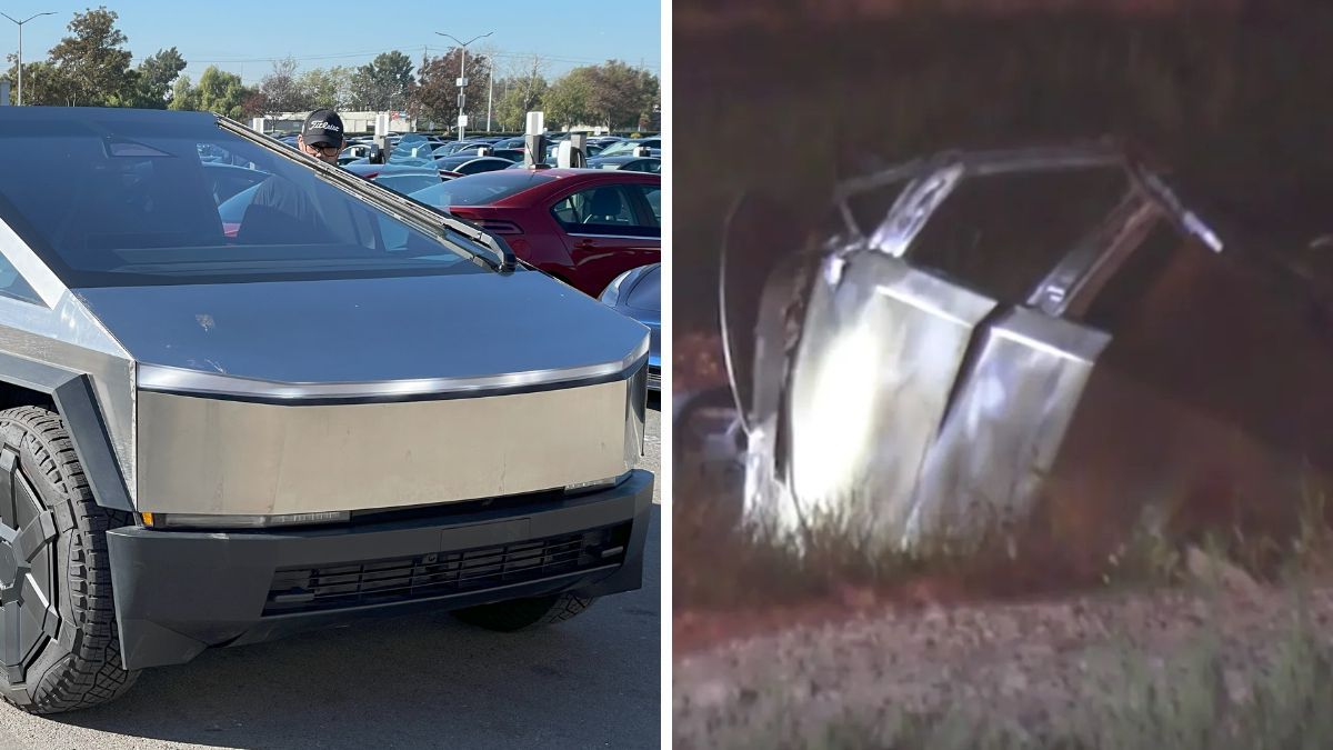 Авария Cybertruck Авария Cybertruck